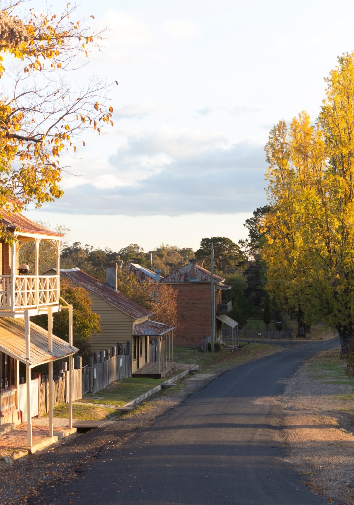 Image of a rural village on a sunny day